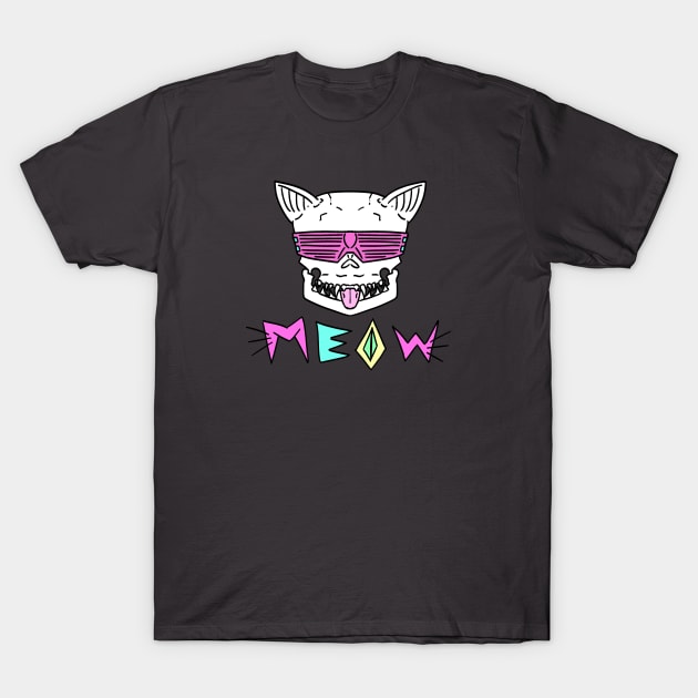 MEOW (pink) T-Shirt by Adaser